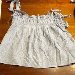 Light Blue Women's Halter Top